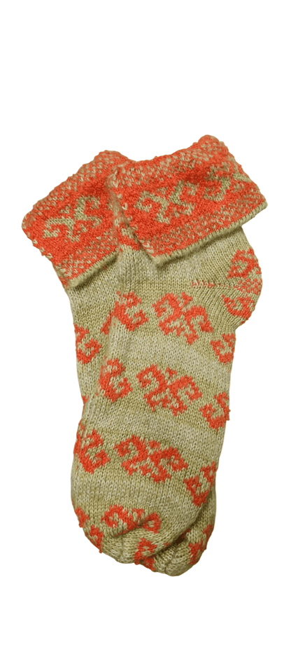 FUNNYSOXX Kadın Yün Patik Çorap – Özel Kutulu, Desenli, Sıcak Tutan Kışlık Çorap - funnysoxx