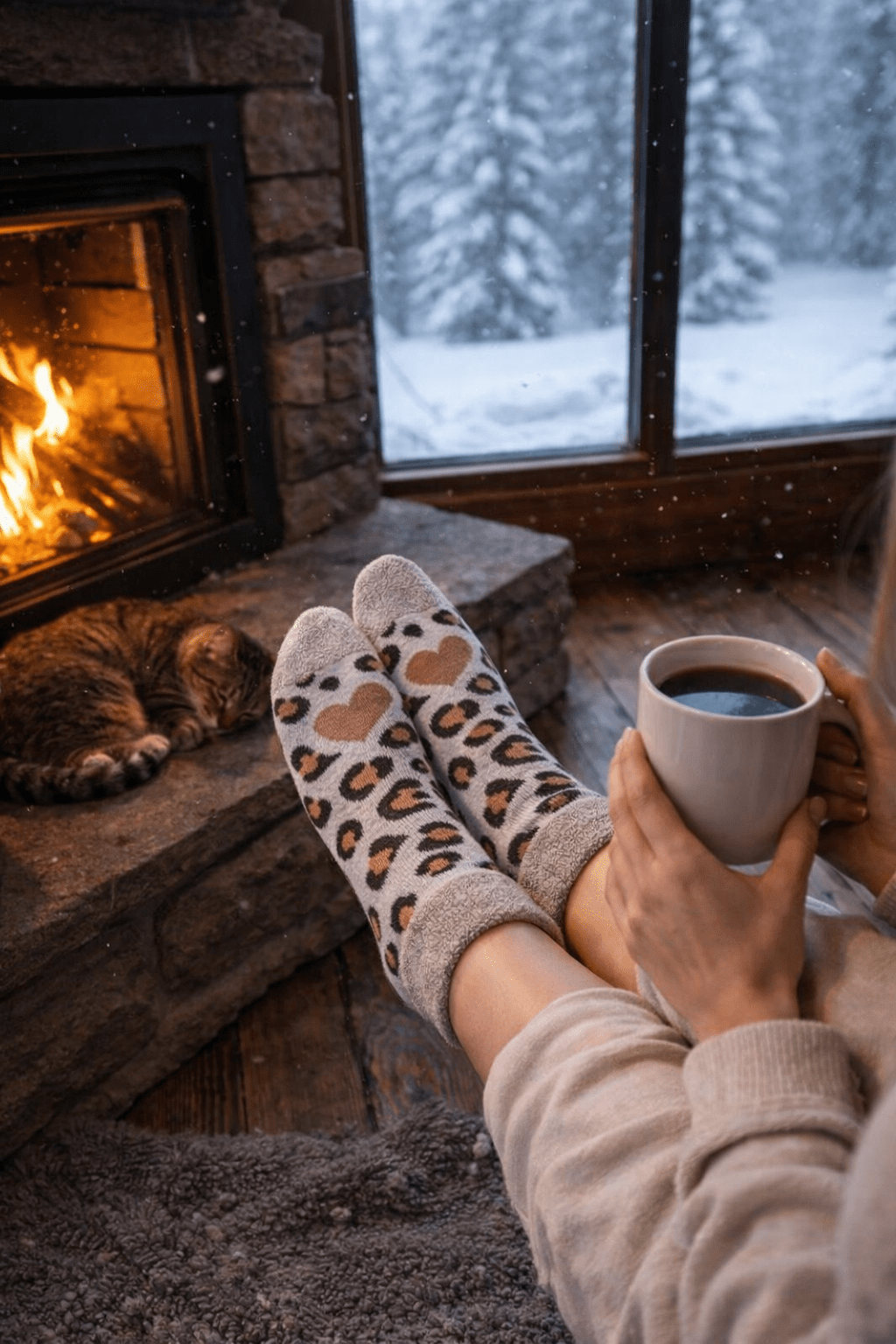 Toptan 6 Adet FUNNYSOXX Etnik Leopar Desenli Kadın Havlu Soket Çorap Premium Pamuklu & Likralı Çorap Seti - funnysoxx