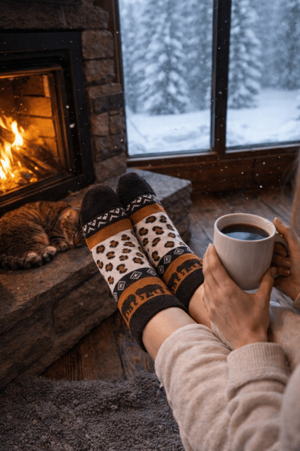 Toptan 6 Adet FUNNYSOXX Etnik Leopar Desenli Kadın Havlu Soket Çorap Premium Pamuklu & Likralı Çorap Seti - funnysoxx