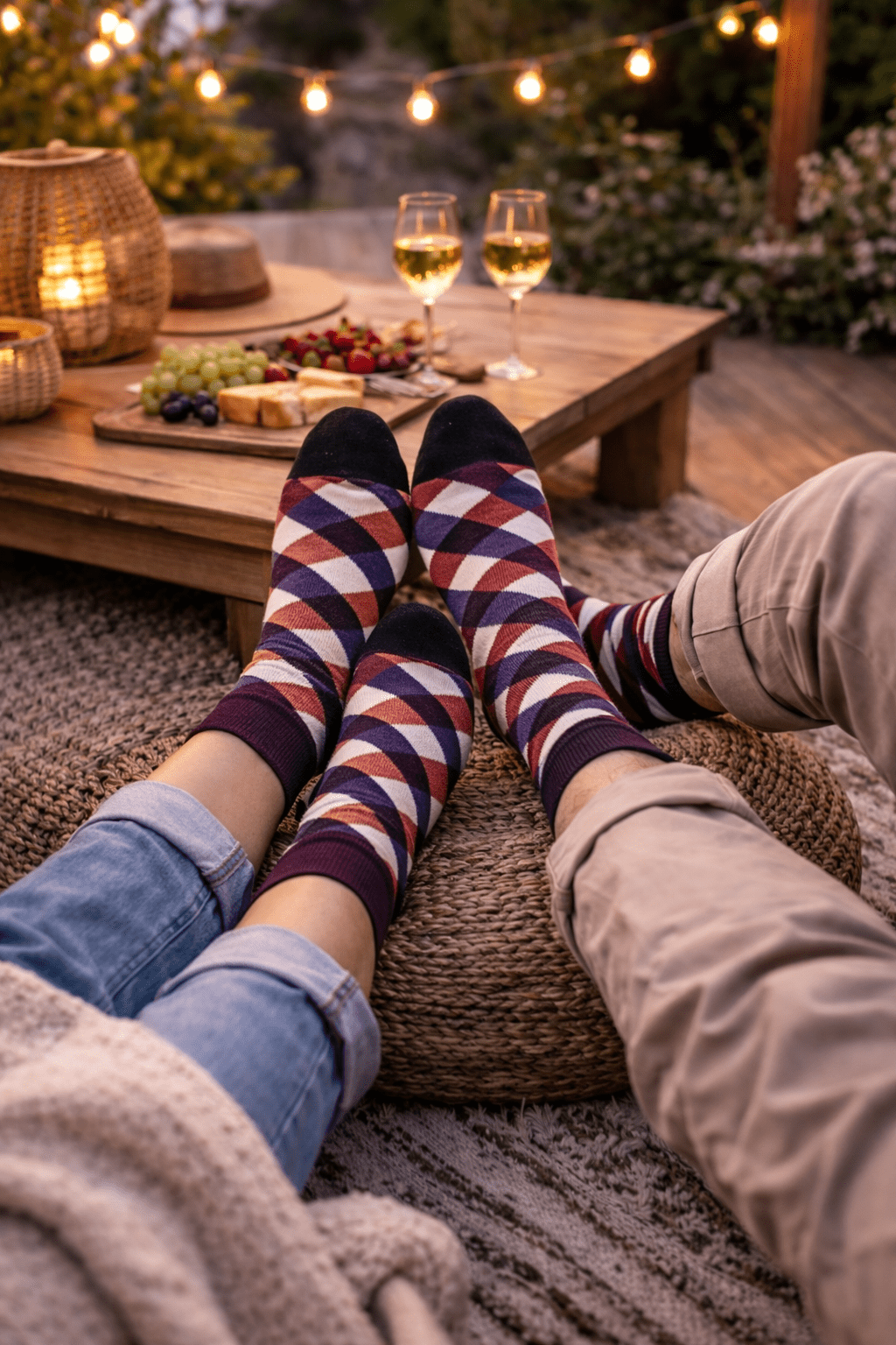 Toptan 6 Adet FUNNYSOXX Ekose Desenli Soket Çorap Kadın & Erkek Likralı Konforlu Çorap Seti Unisex - funnysoxx