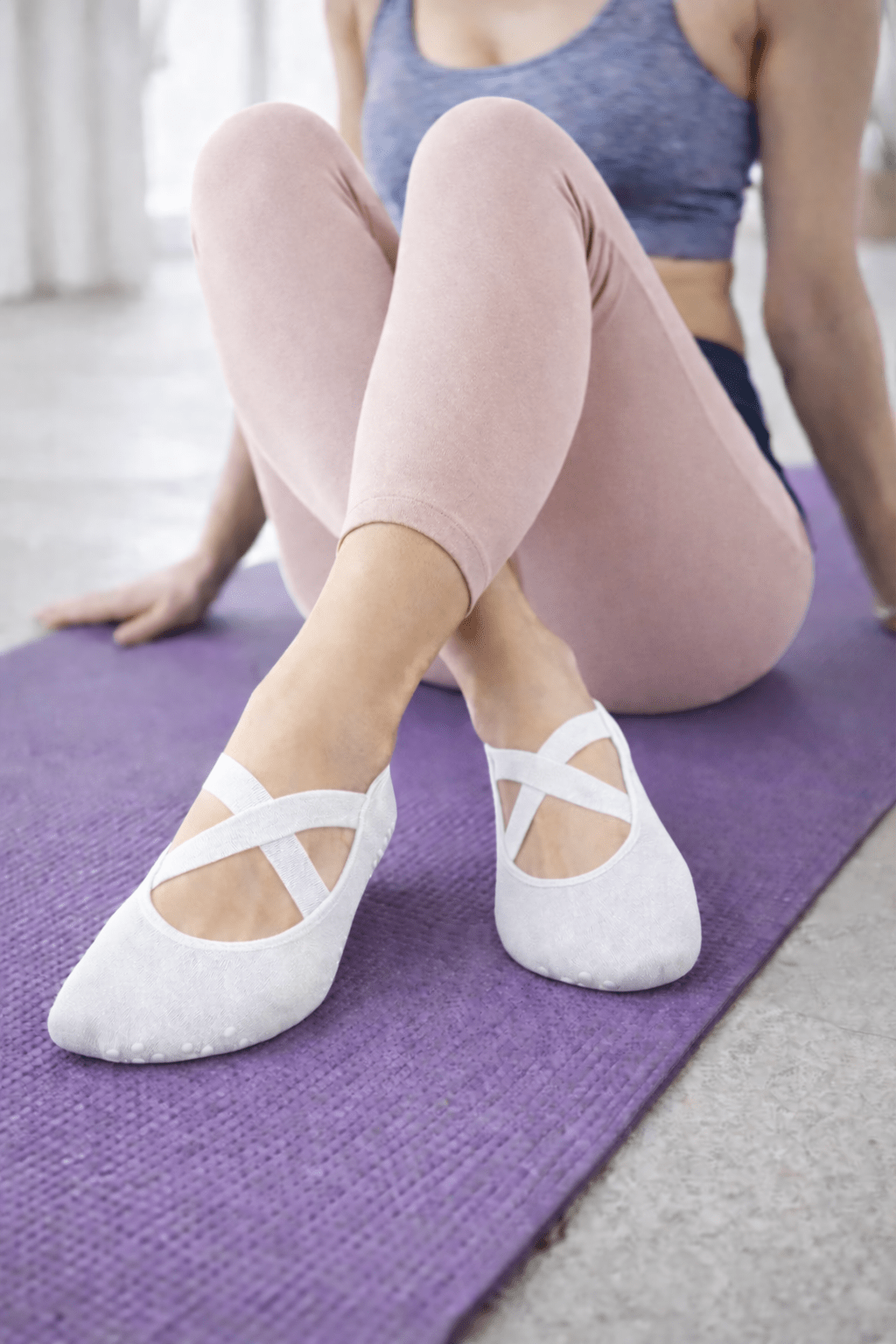 Toptan 6 Adet FUNNYSOXX Görünmez Yoga Çorabı – Kaymaz Tabanlı, Esnek Likralı Konforlu Çorap Seti - funnysoxx