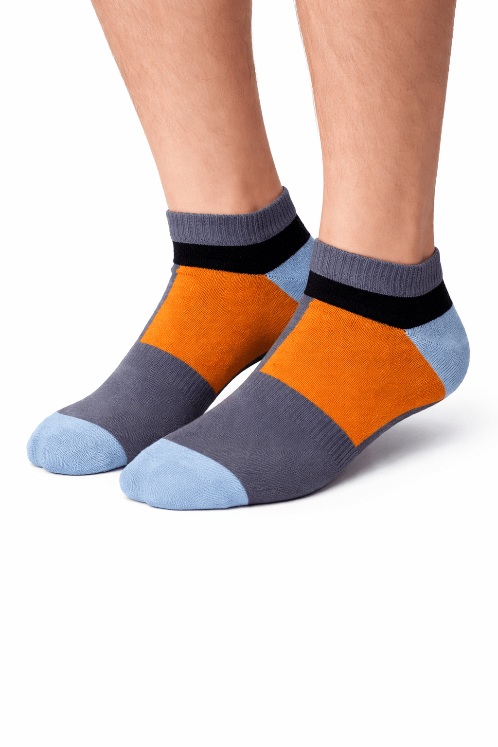 Toptan 6 Adet FUNNYSOXX Kadın & Erkek Spor Step Çorap Pamuklu Likralı Konforlu Çorap Seti Unisex - funnysoxx