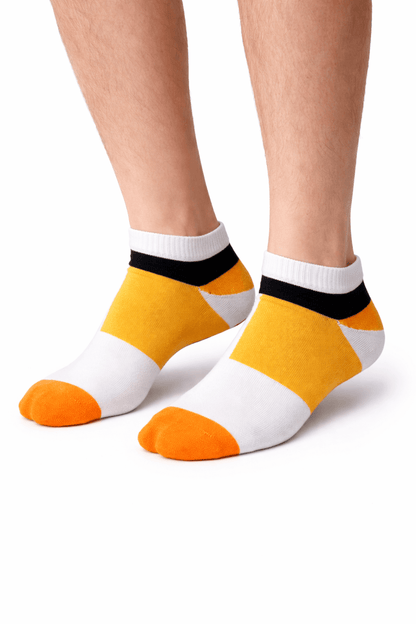 Toptan 6 Adet FUNNYSOXX Kadın & Erkek Spor Step Çorap Pamuklu Likralı Konforlu Çorap Seti Unisex - funnysoxx