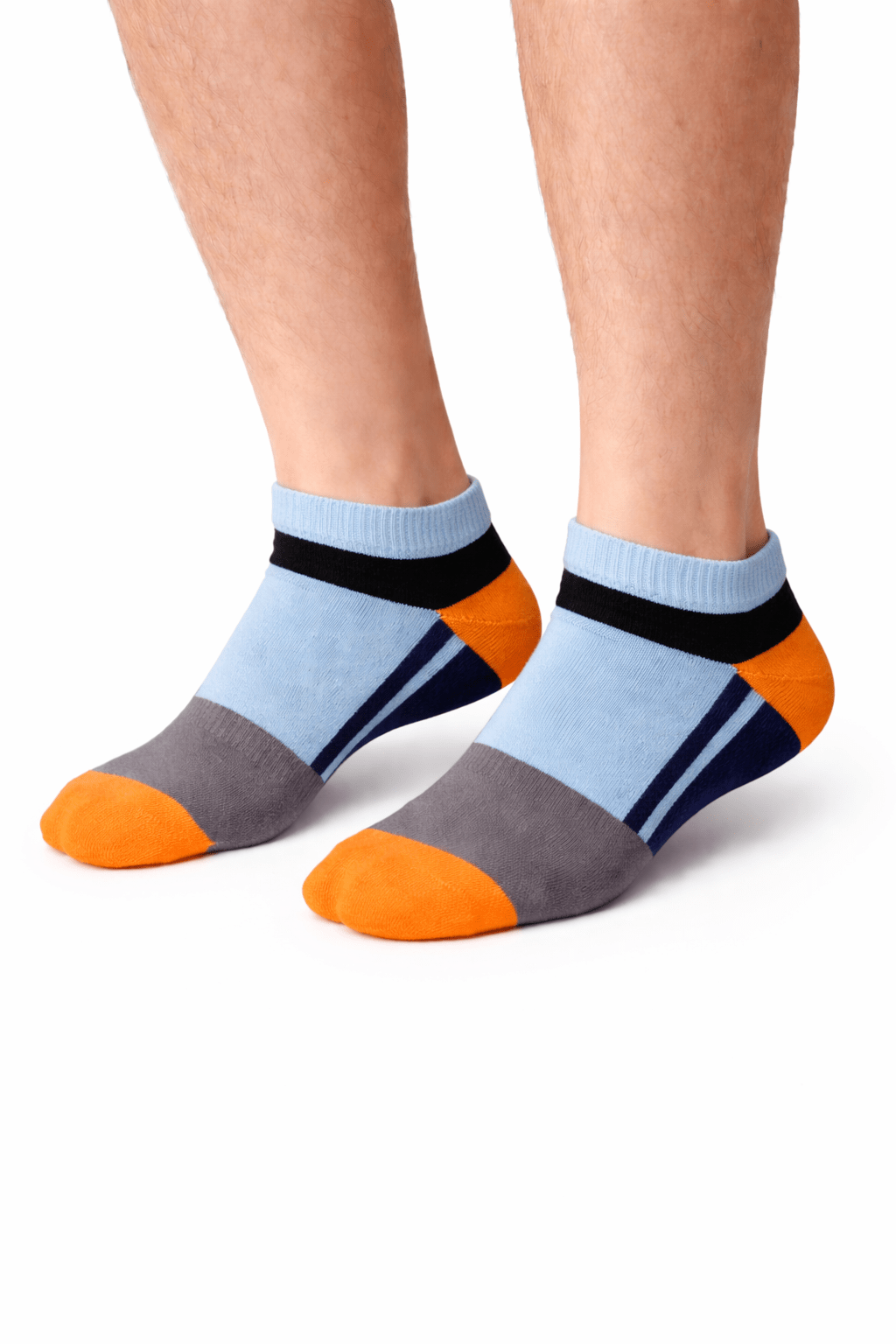 Toptan 6 Adet FUNNYSOXX Kadın & Erkek Spor Step Çorap Pamuklu Likralı Konforlu Çorap Seti Unisex - funnysoxx