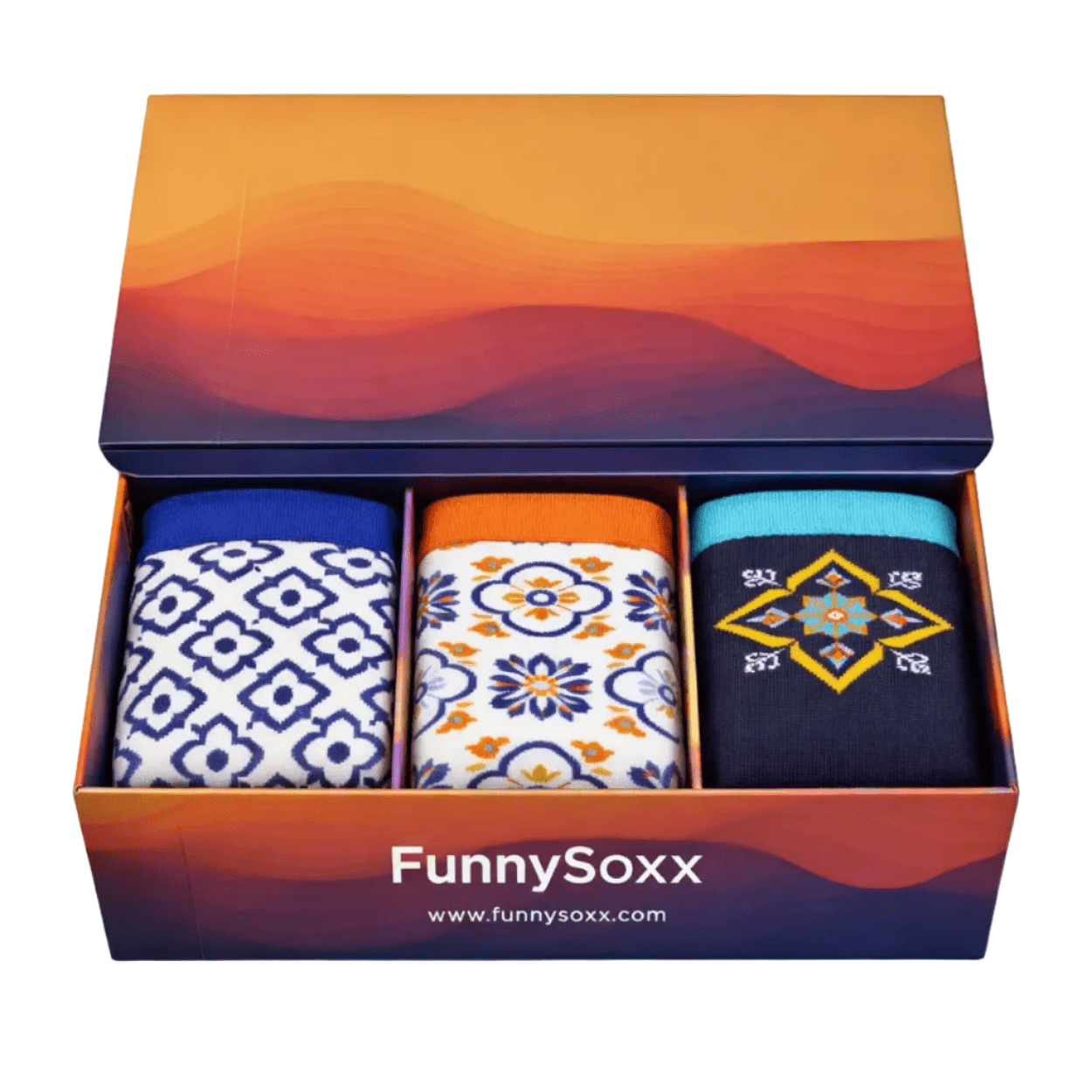 Toptan 6 Adet FUNNYSOXX Seramica Desenli Kadın Soket Havlu Çorap Pamuklu Likralı Konforlu Çorap Seti - funnysoxx