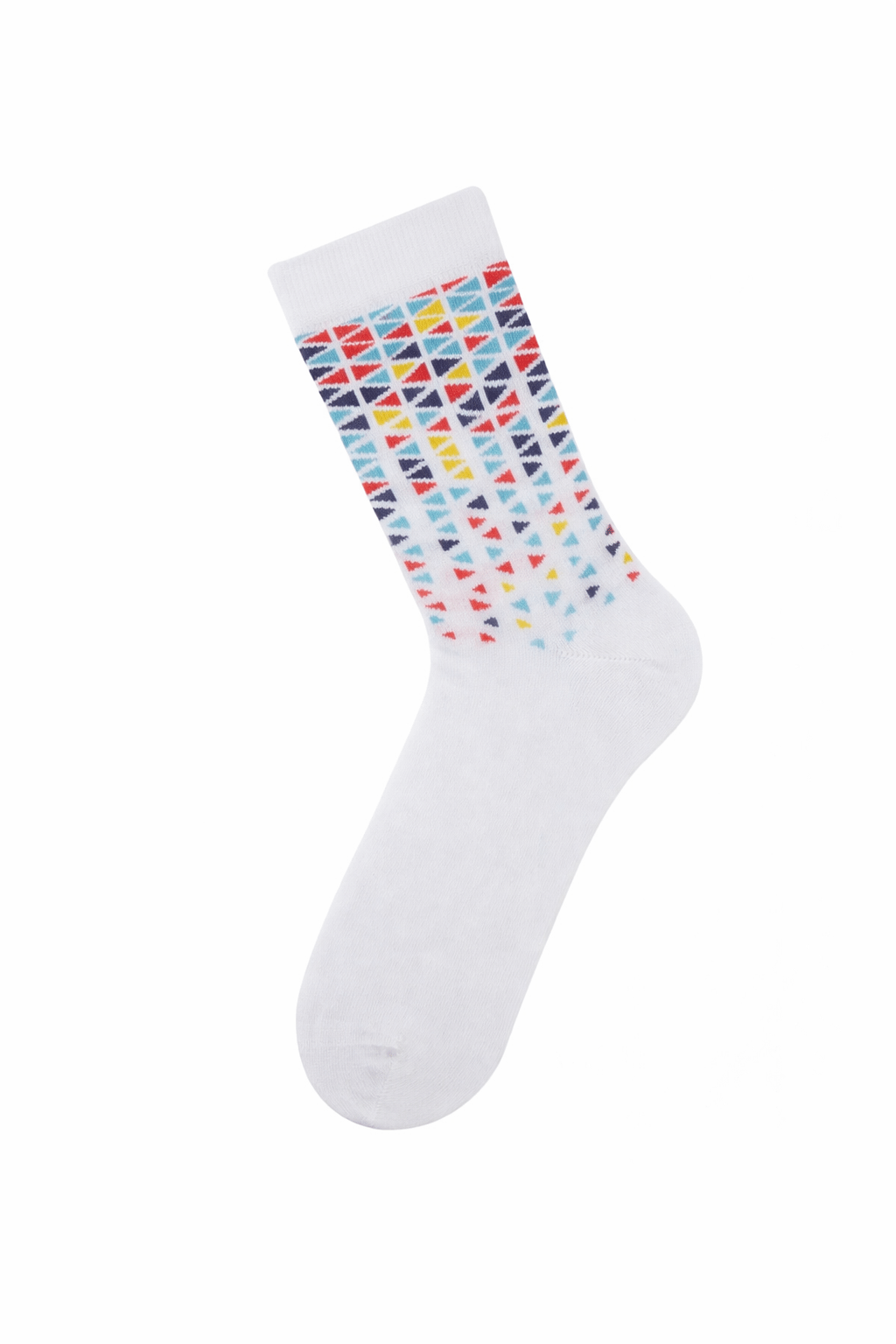 FUNNYSOXX Erkek Soket Çorap , Geometrik Desen (39–46) Likralı Konforlu Çorap - funnysoxx
