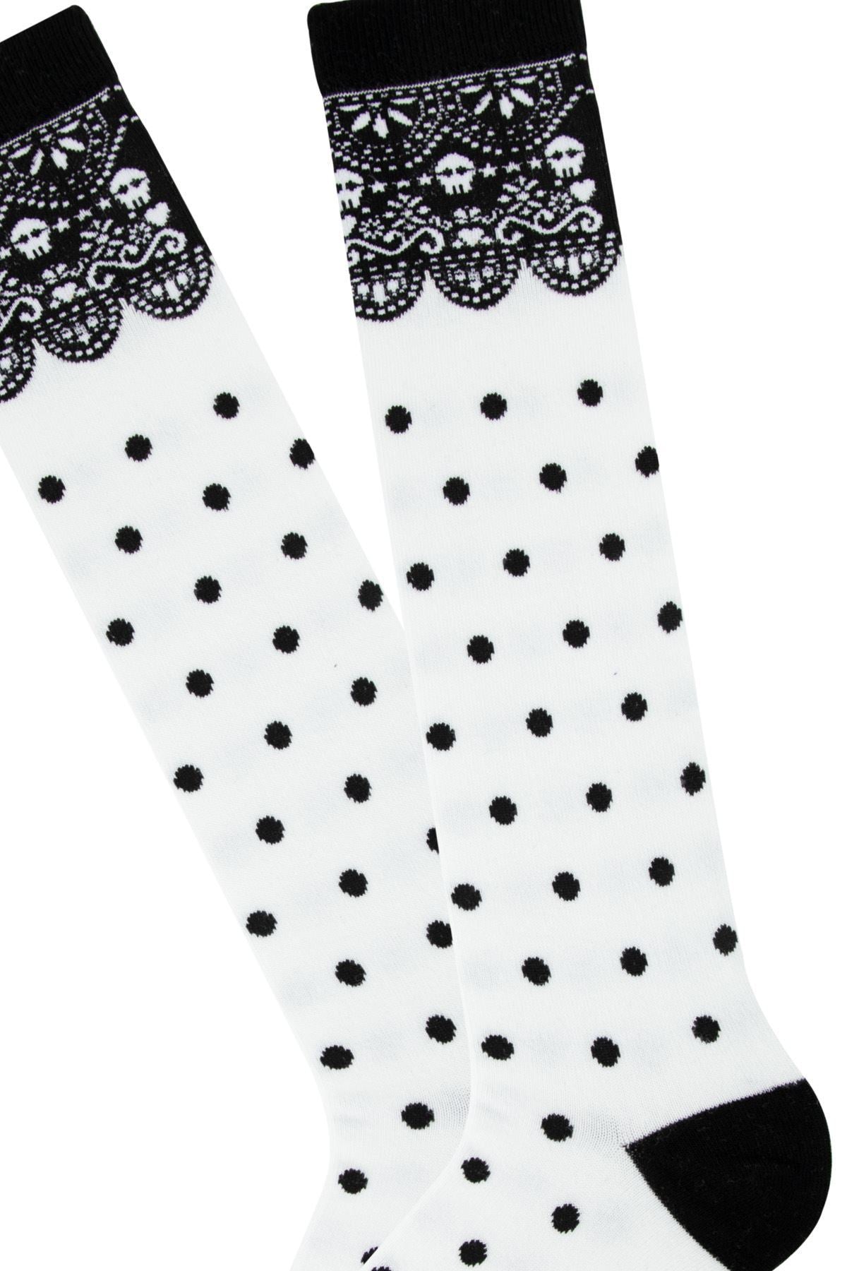 2’li özel kutuda Halloween desenli kadın dizaltı çorap. Pamuklu, esnek ve rahat yapı. FUNNYSOXX premium çorap koleksiyonu. - funnysoxx