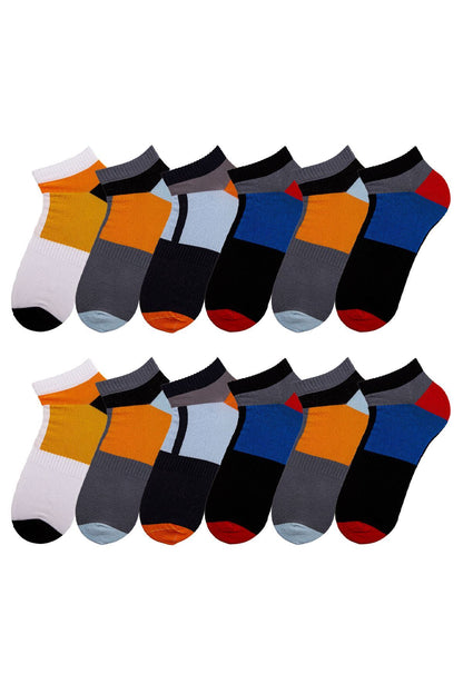 FUNNYSOXX Kadın & Erkek Spor Step Çorap 4’lü Set – Özel Kutulu, Pamuklu - funnysoxx