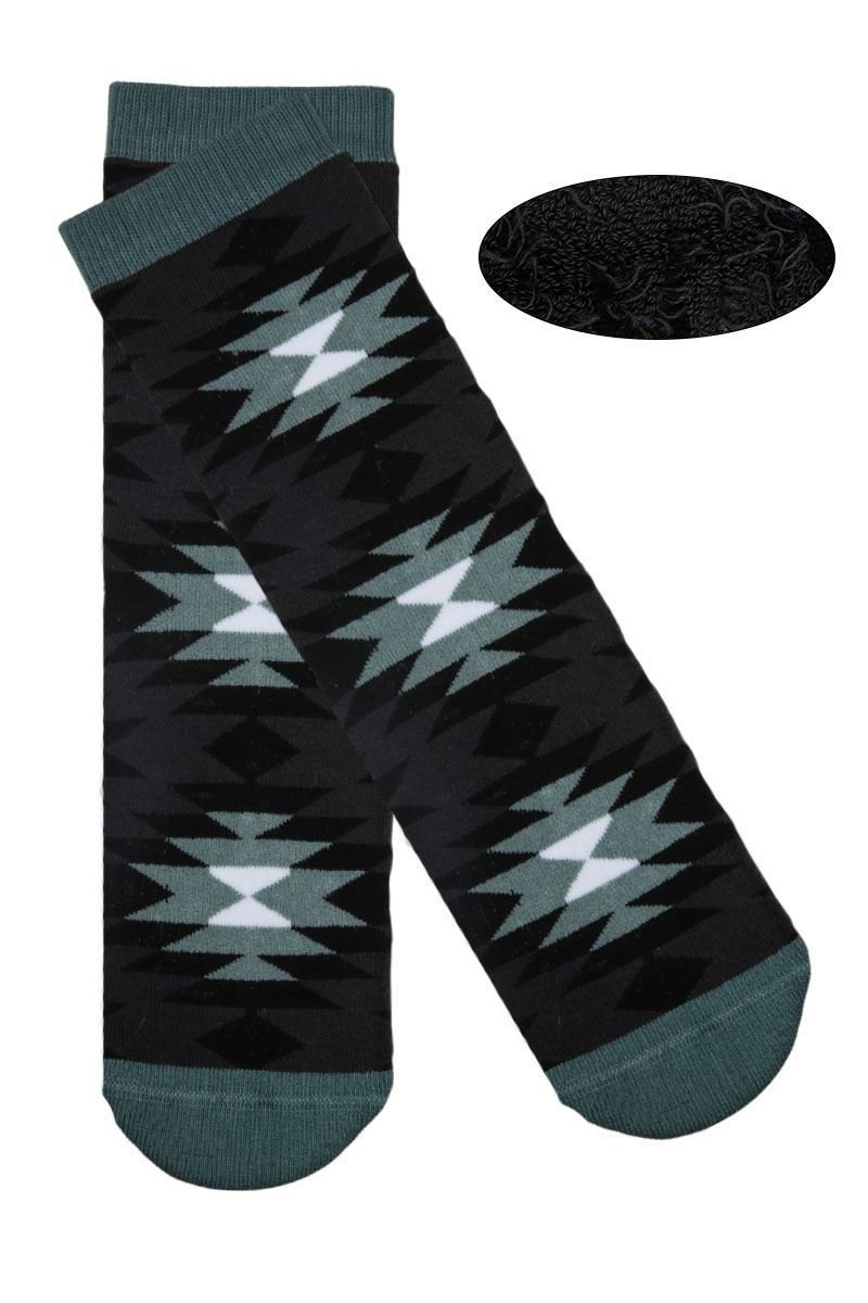 FUNNYSOXX Etnik Desenli Kadın Havlu Soket Çorap – 3’lü Kutu | Premium Pamuklu & Likralı Konfor - funnysoxx