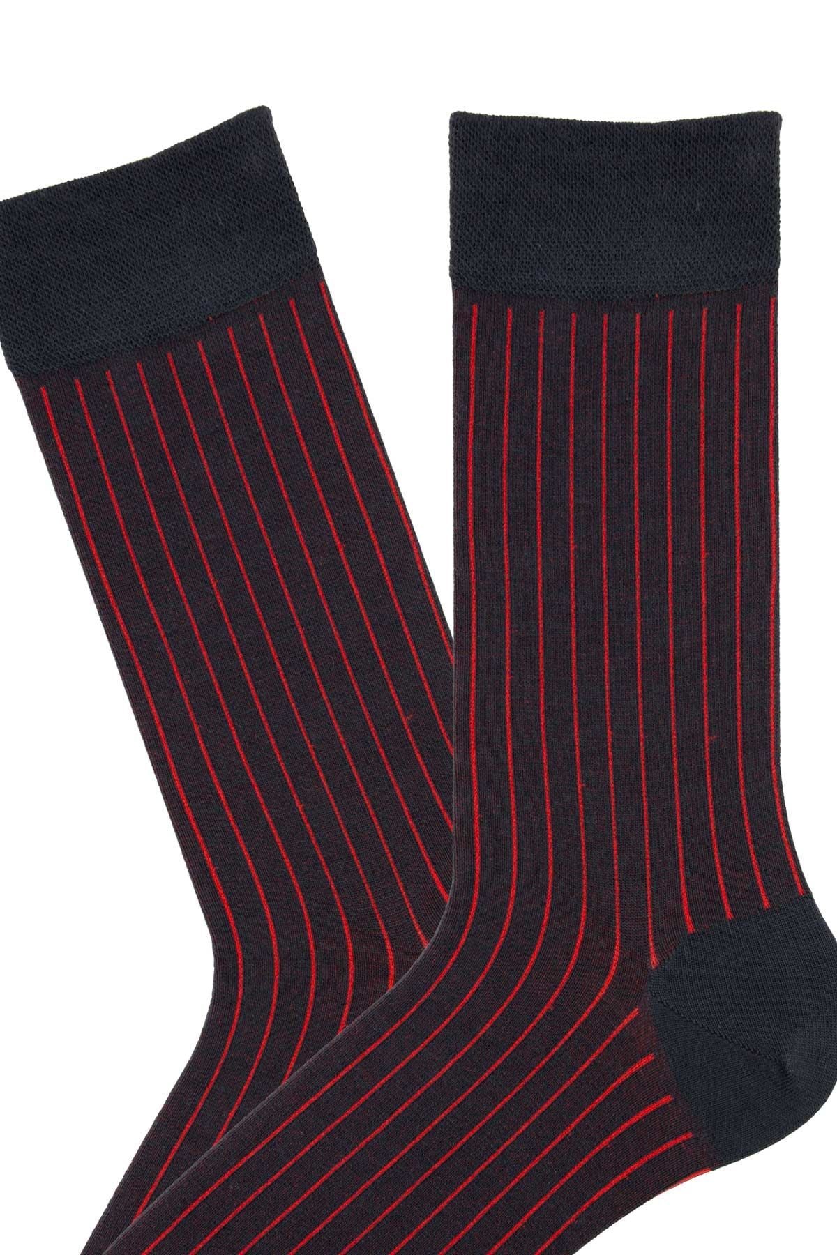 FUNNYSOXX Erkek Çorap 4’lü Özel Kutulu Set – Pamuklu Klasik Çorap (40 - 45) - funnysoxx